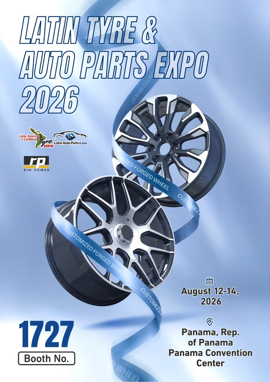 RimPower forged wheels at Latin Tyre & Auto Parts Expo 2026 Booth 1727 RimPower forged wheels at Latin Tyre & Auto Parts Expo 2026 Booth 1727