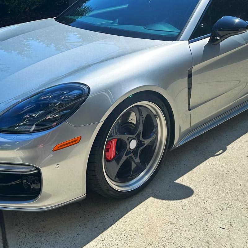 Feedback from our customer- Porsche customized two-piece forged wheel